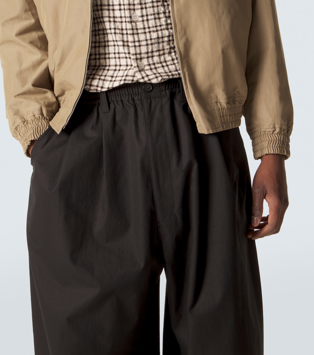 Cotton twill wide-leg pants | Comme des Garçons Homme