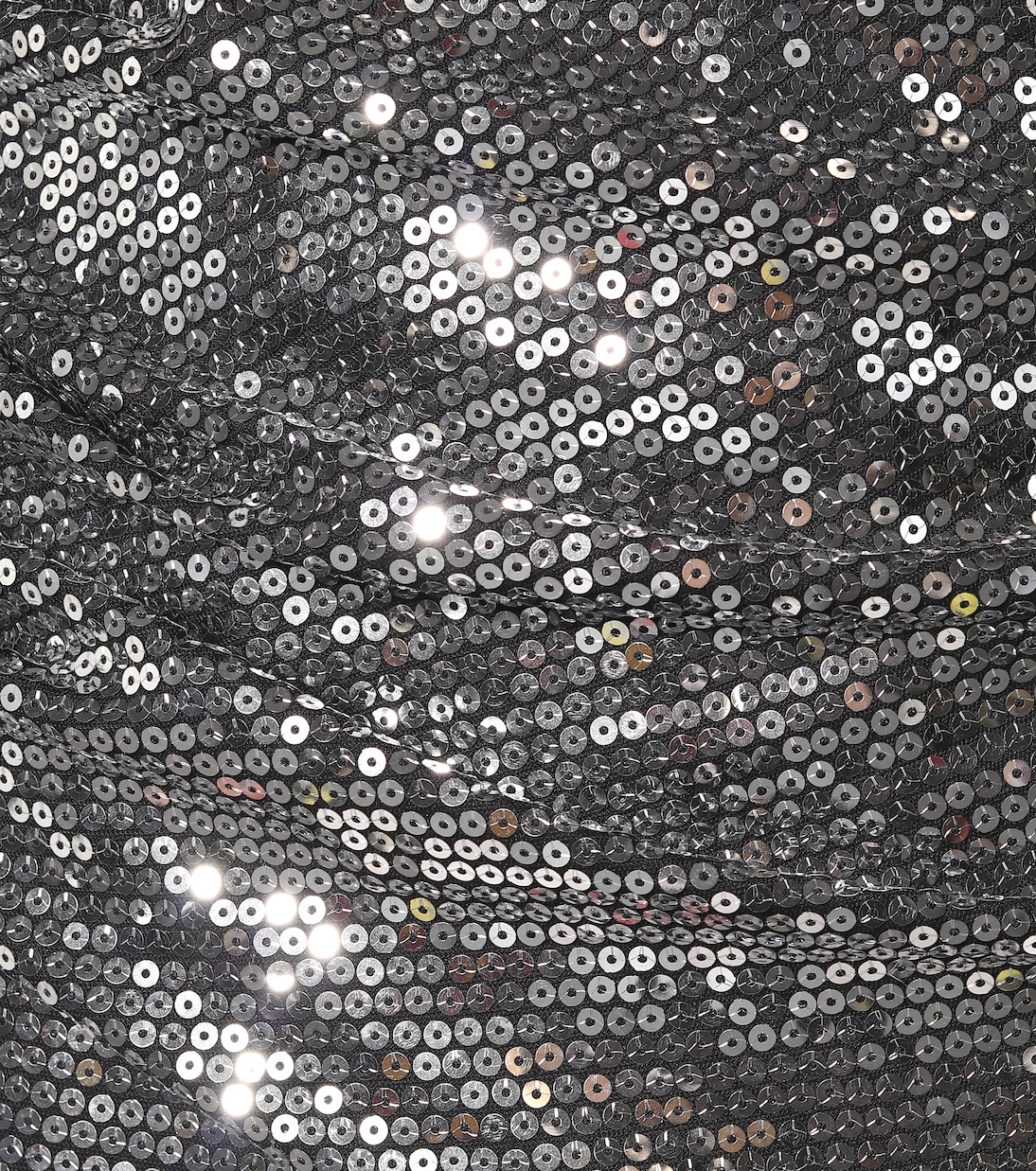 Robe midi à encolure bardot et sequins | Rasario