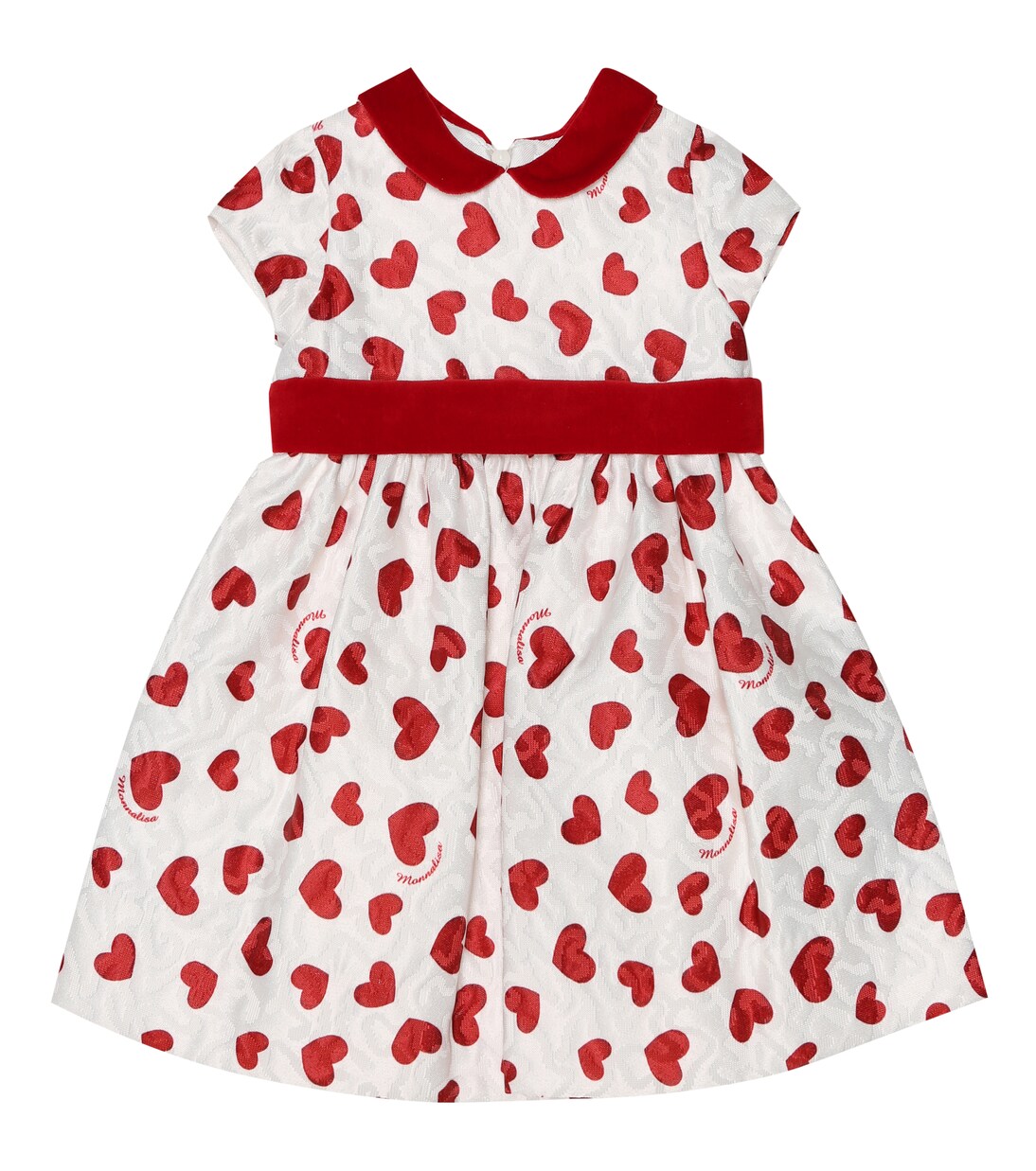 Bébé – Robe en jacquard de coton mélangé | Monnalisa