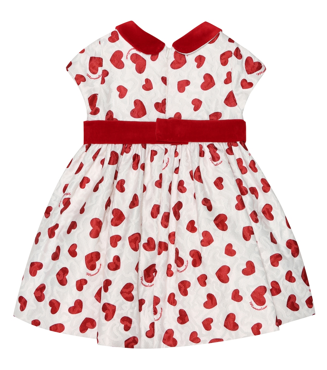 Bébé – Robe en jacquard de coton mélangé | Monnalisa