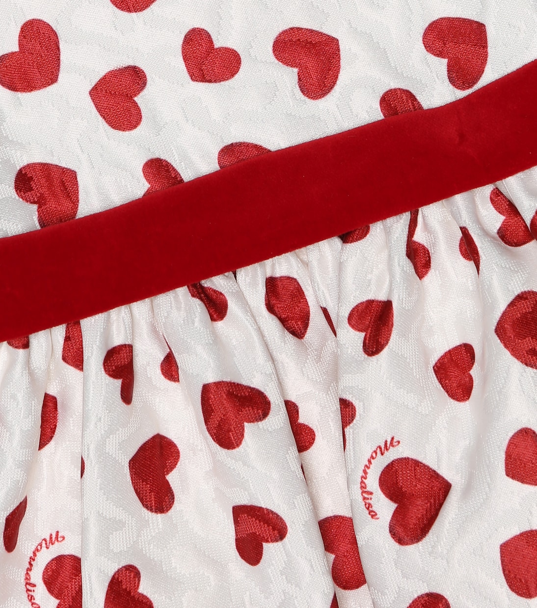 Bébé – Robe en jacquard de coton mélangé | Monnalisa