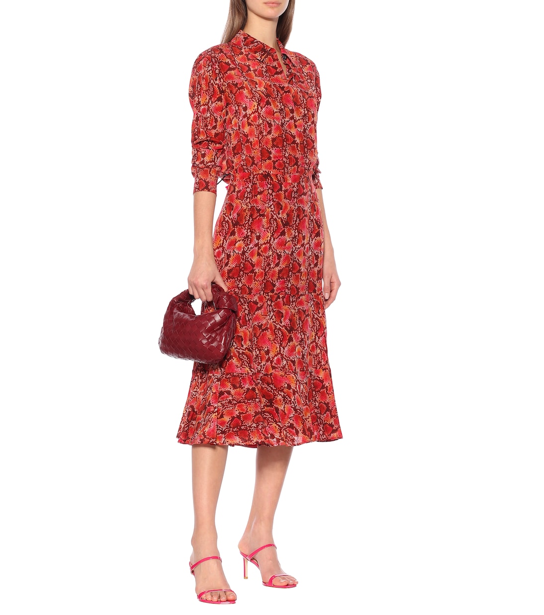 Clementine snake-print silk skirt | Altuzarra