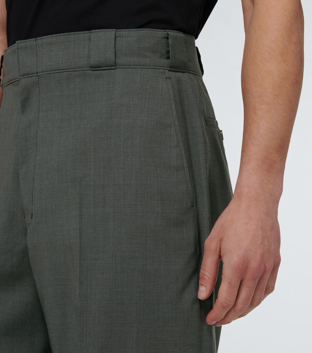 Bermuda-Shorts aus Schurwolle | Prada