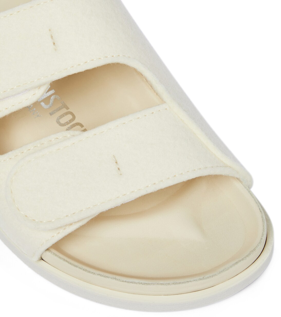 x Toogood The Forager felt sandals in beige - Birkenstock