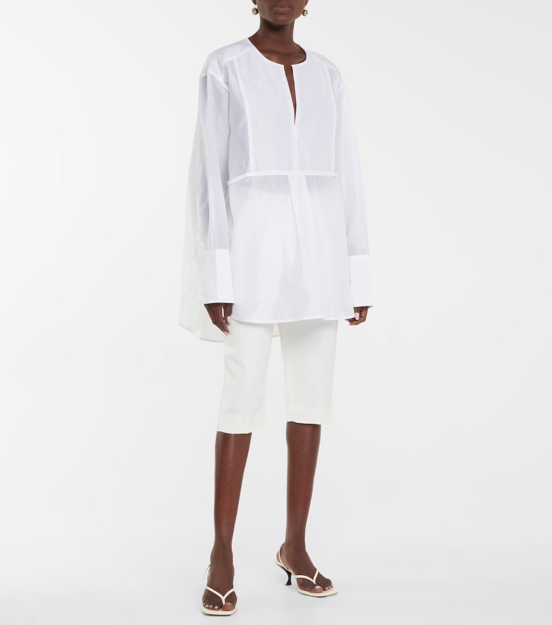 Mid-rise Bermuda shorts | Toteme