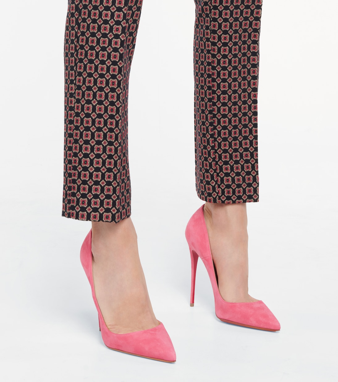 Escarpins Kate 120 en daim | Christian Louboutin