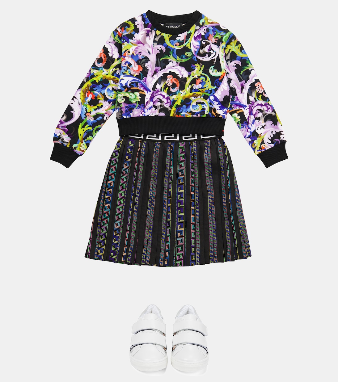 Sweatshirt Barocco aus Baumwolle | Versace Kids