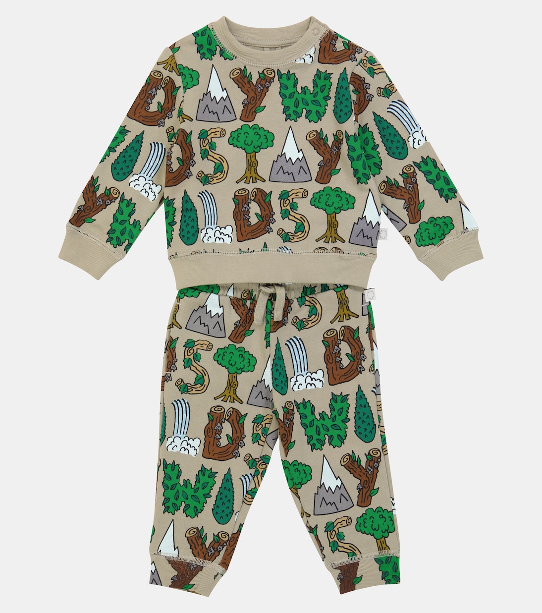 Bebé - chándal de algodón estampado | Stella McCartney Kids