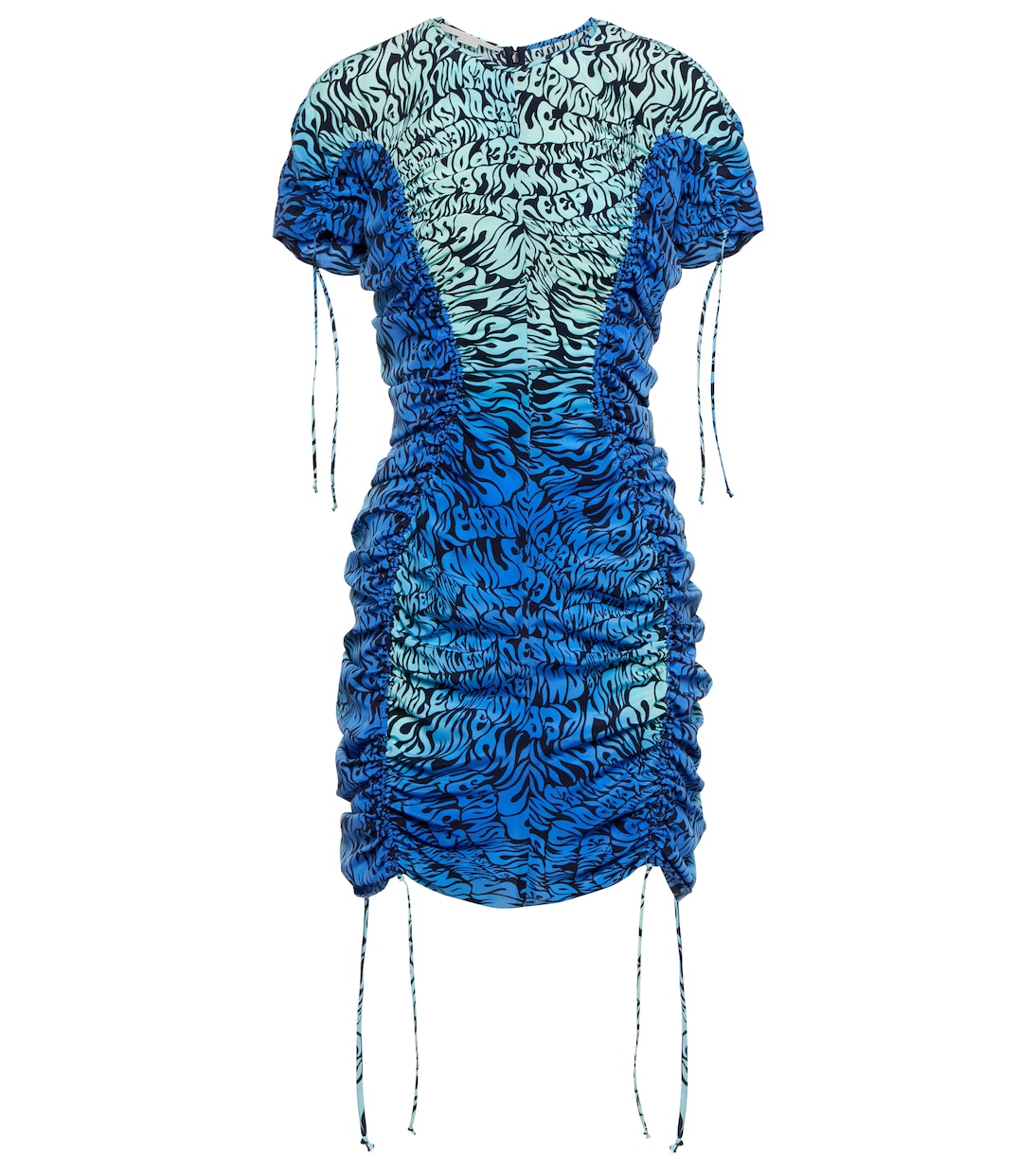 Bedrucktes Minikleid aus Seide | Stella McCartney