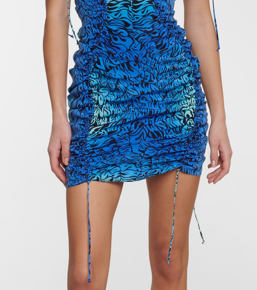 Bedrucktes Minikleid aus Seide | Stella McCartney