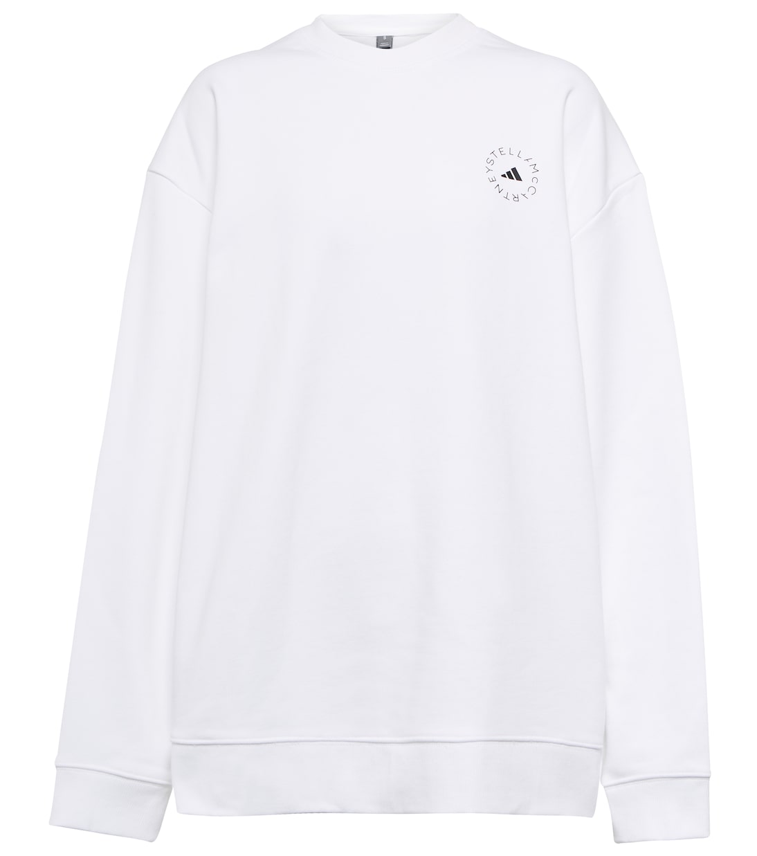 Felpa in jersey di cotone con logo | Adidas by Stella McCartney