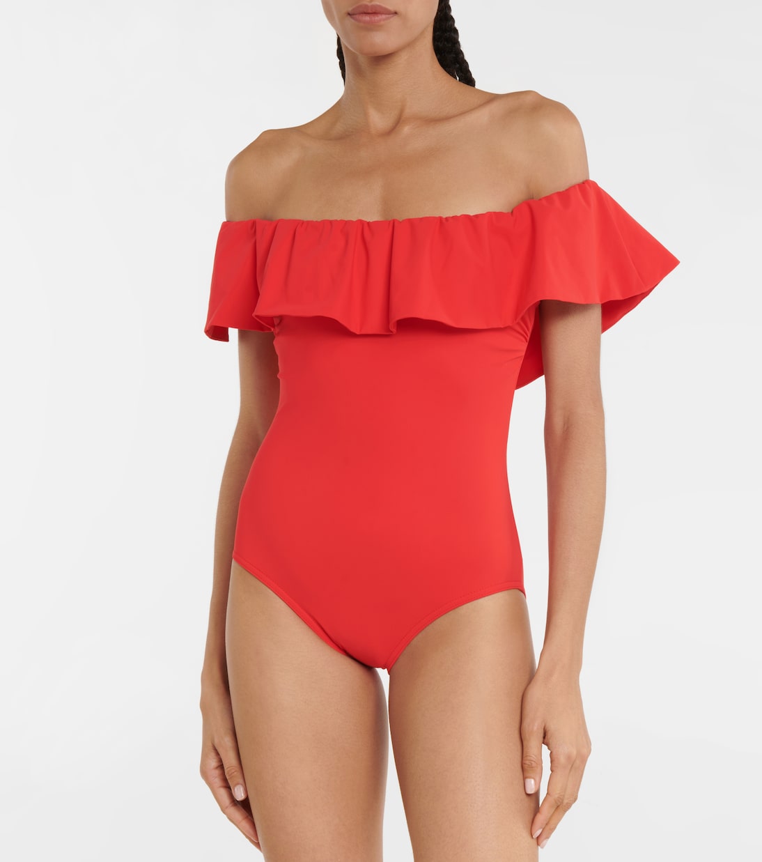 Off-shoulder swimsuit | Karla Colletto