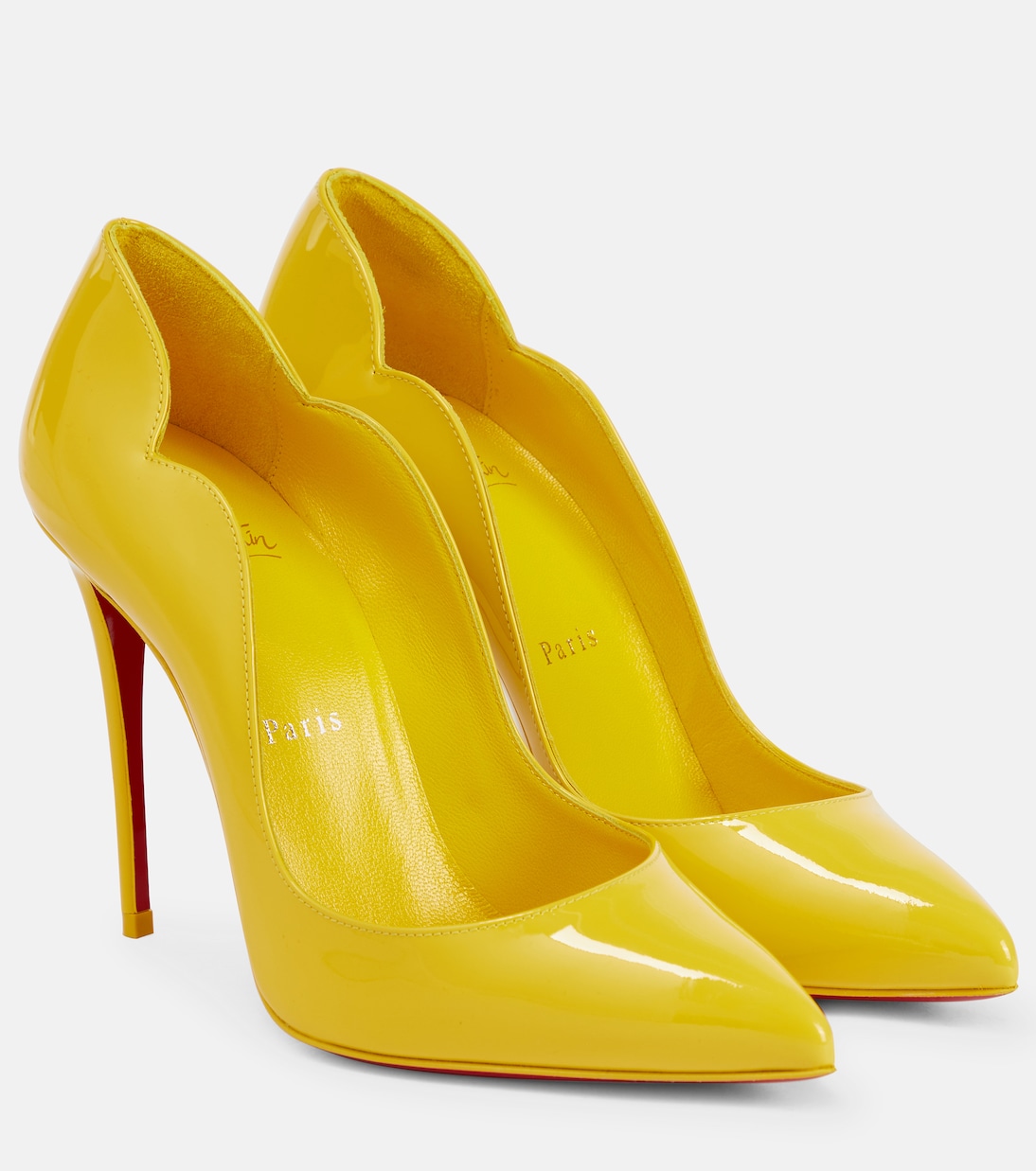 Escarpins Hot Chick 100 en cuir verni | Christian Louboutin