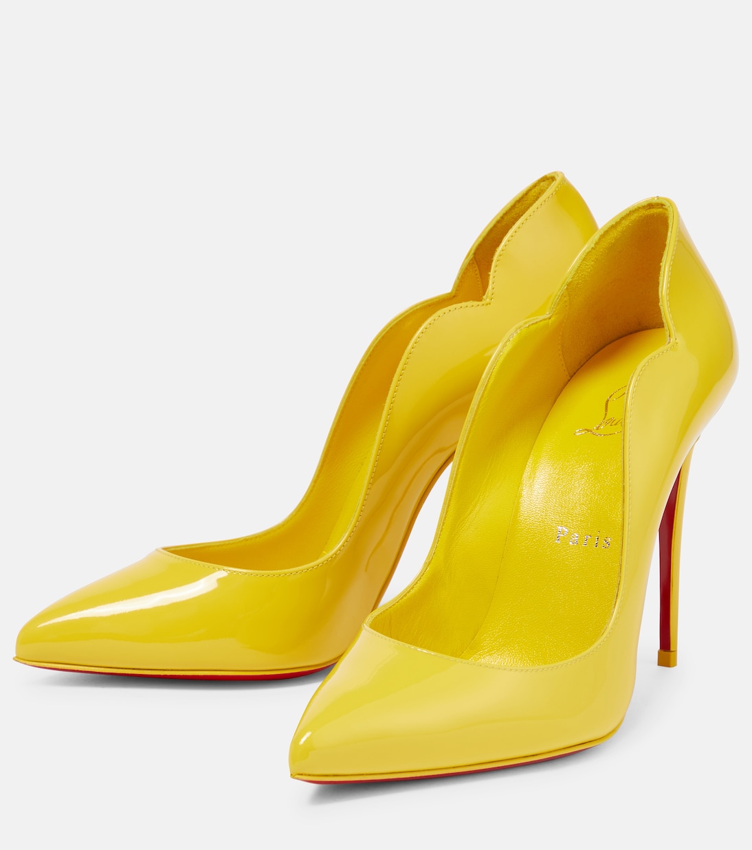 Escarpins Hot Chick 100 en cuir verni | Christian Louboutin