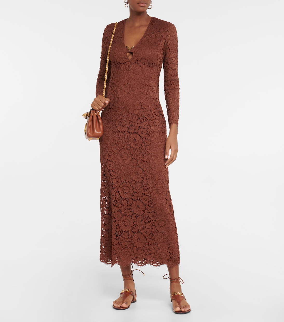 VGOLD floral lace gown | Valentino