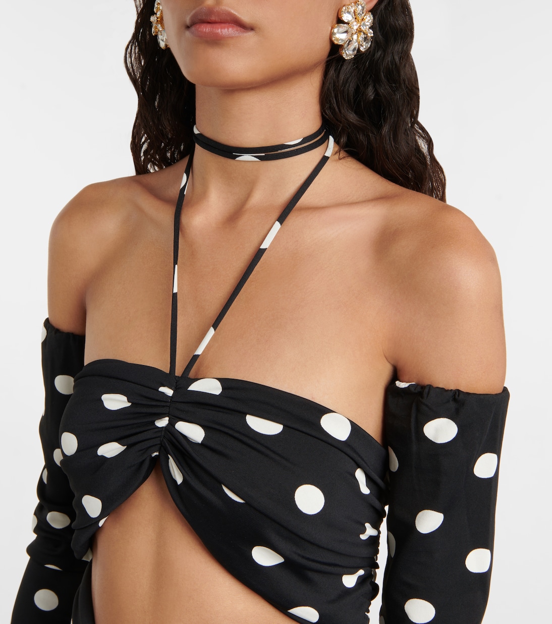 Polka-dot cutout minidress | Magda Butrym