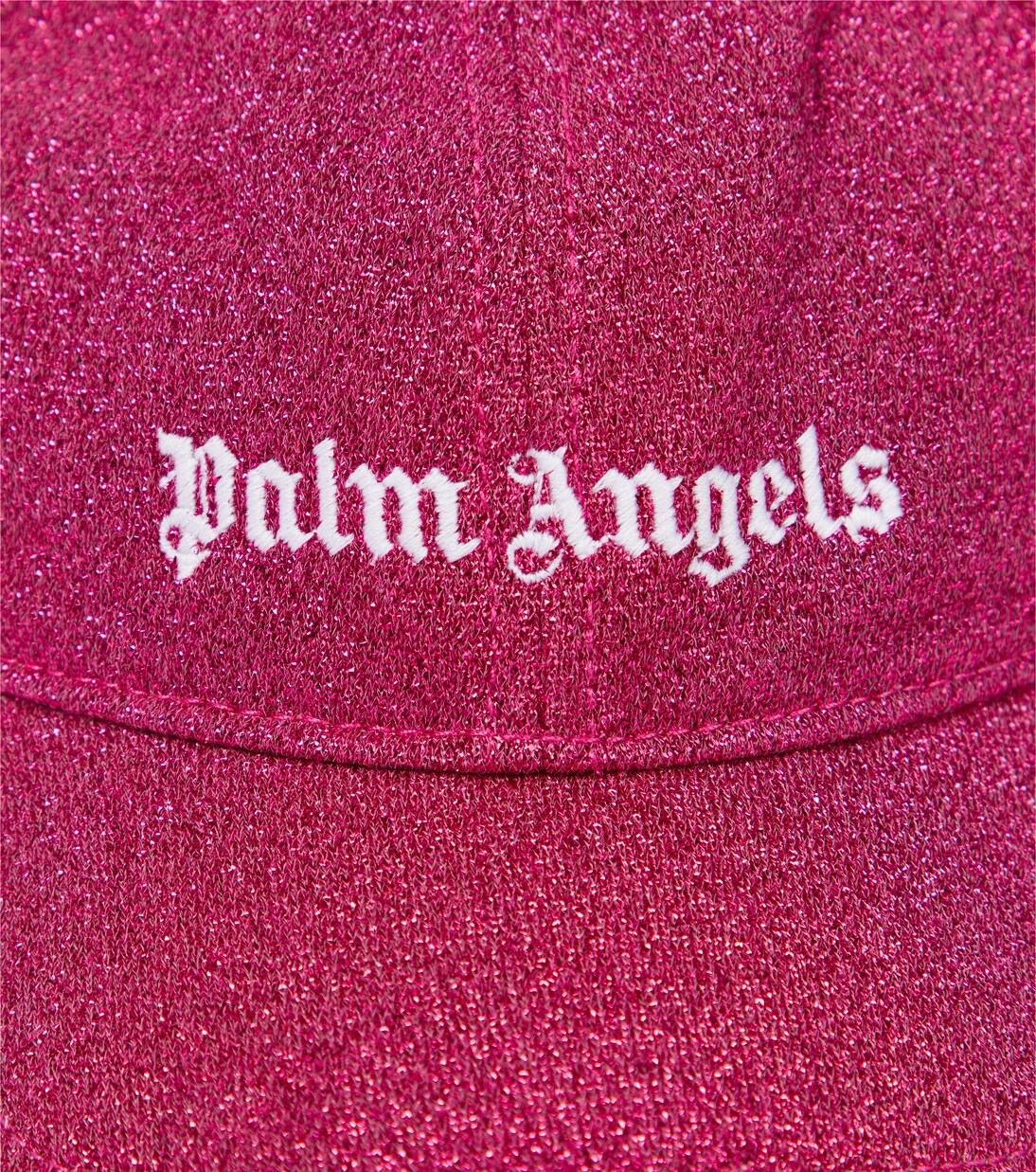 Casquette métallisée brodée à logo | Palm Angels Kids