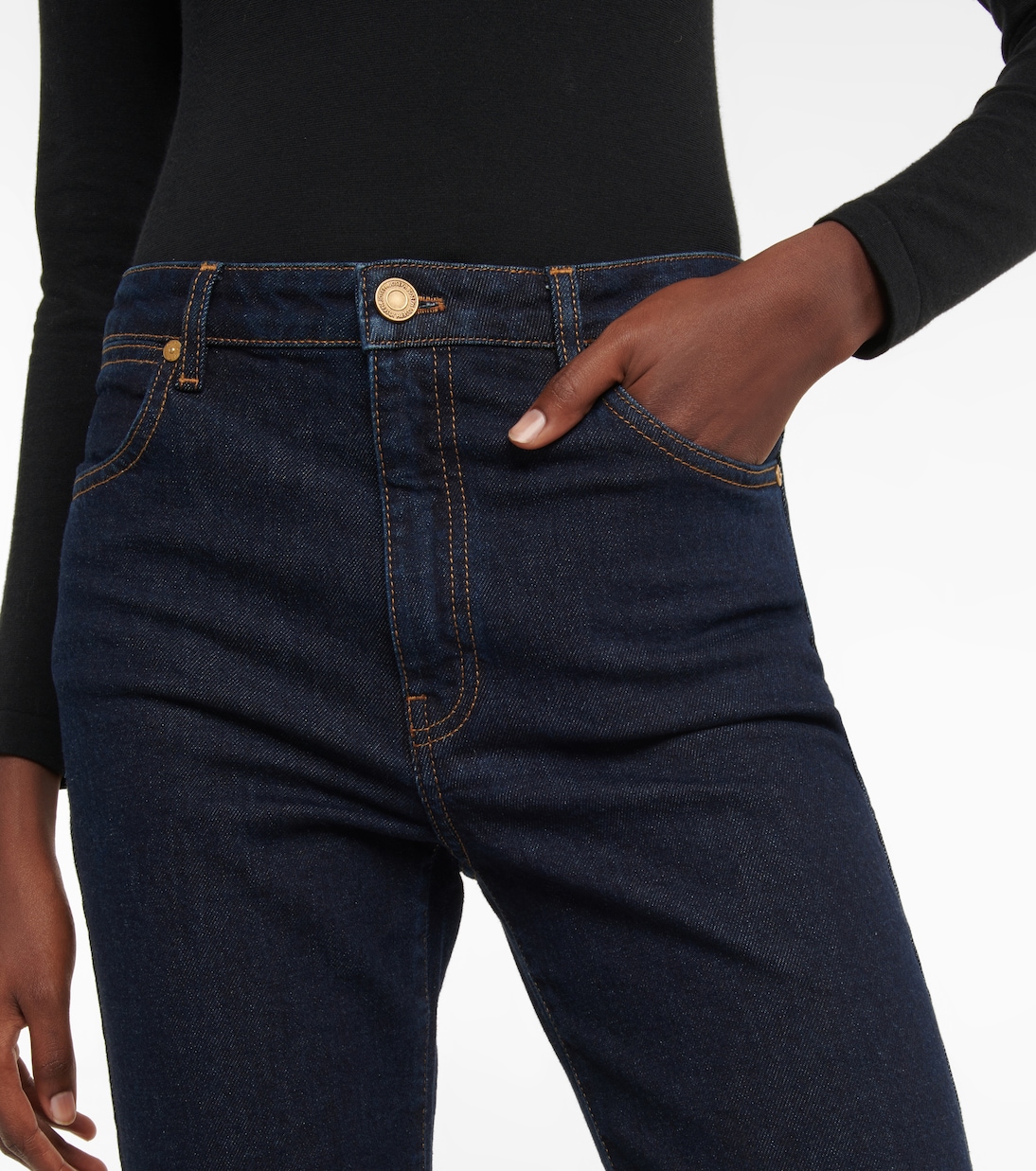 Jeans regular Duke Denim a vita media | Joseph