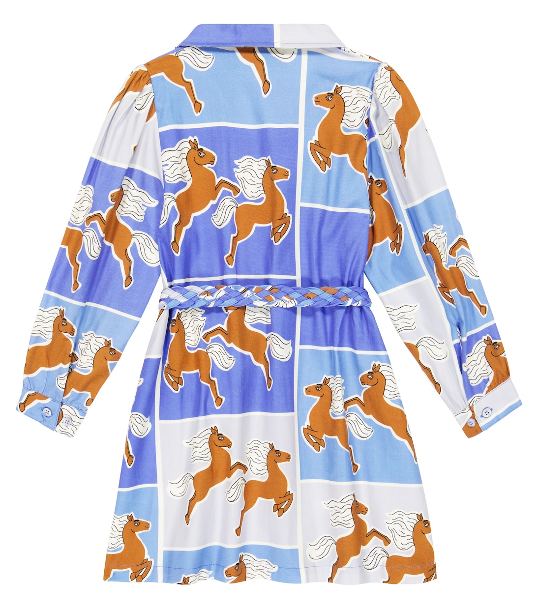 Robe chemise imprimée en coton | Mini Rodini