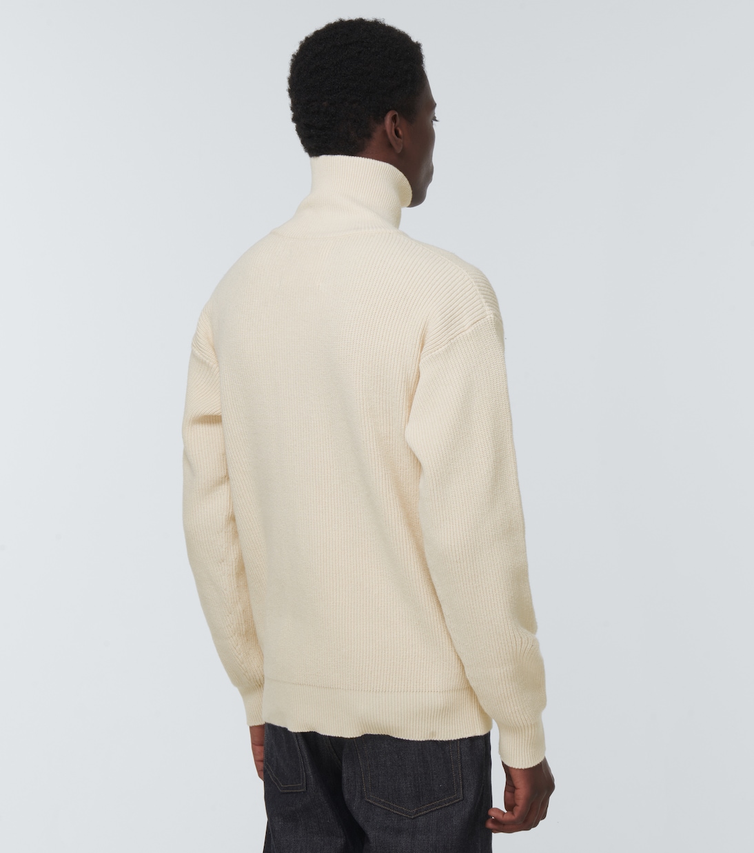 Chaqueta de algodón con cremallera | Jil Sander