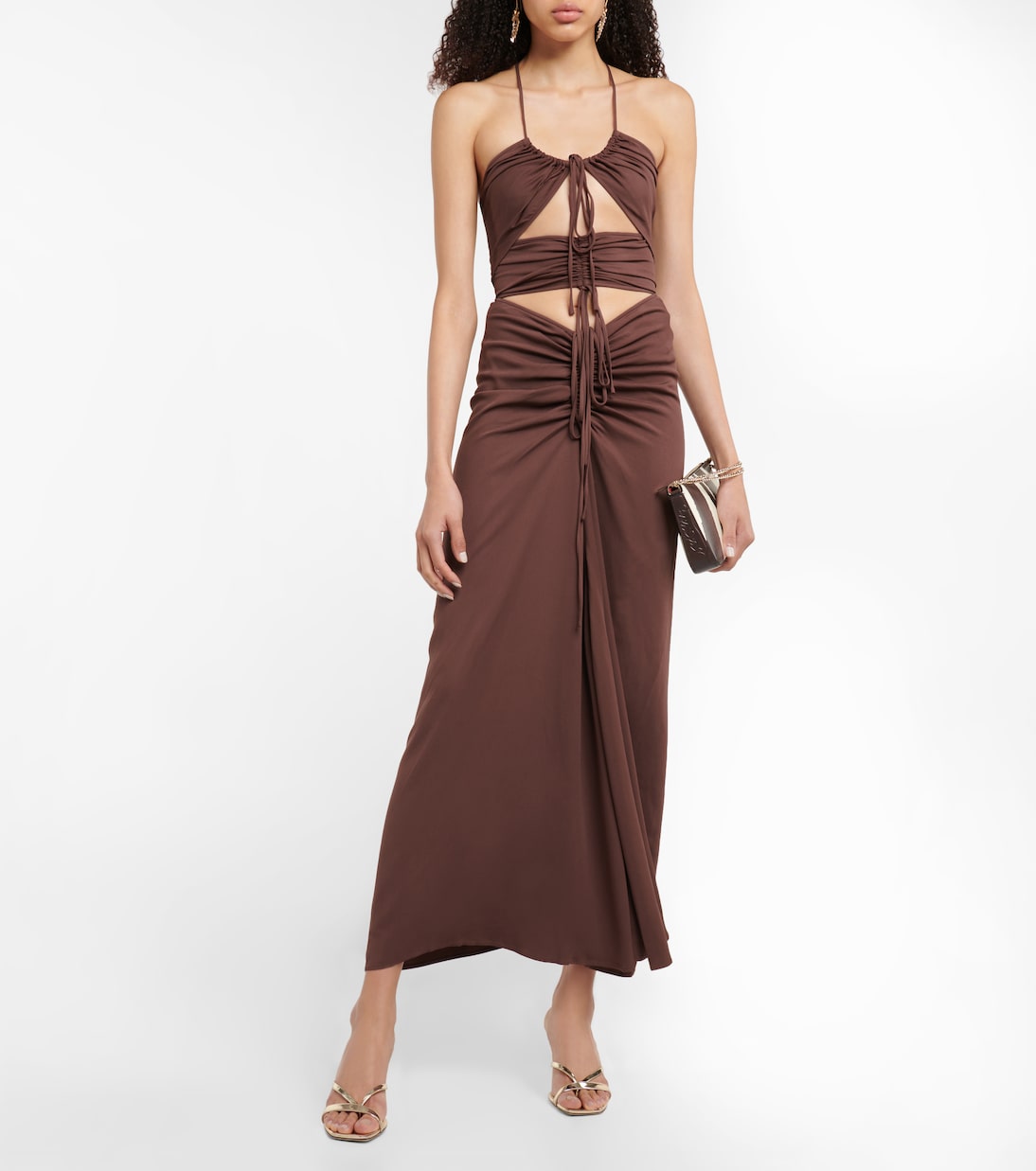 Cutout halterneck maxi dress | Christopher Esber