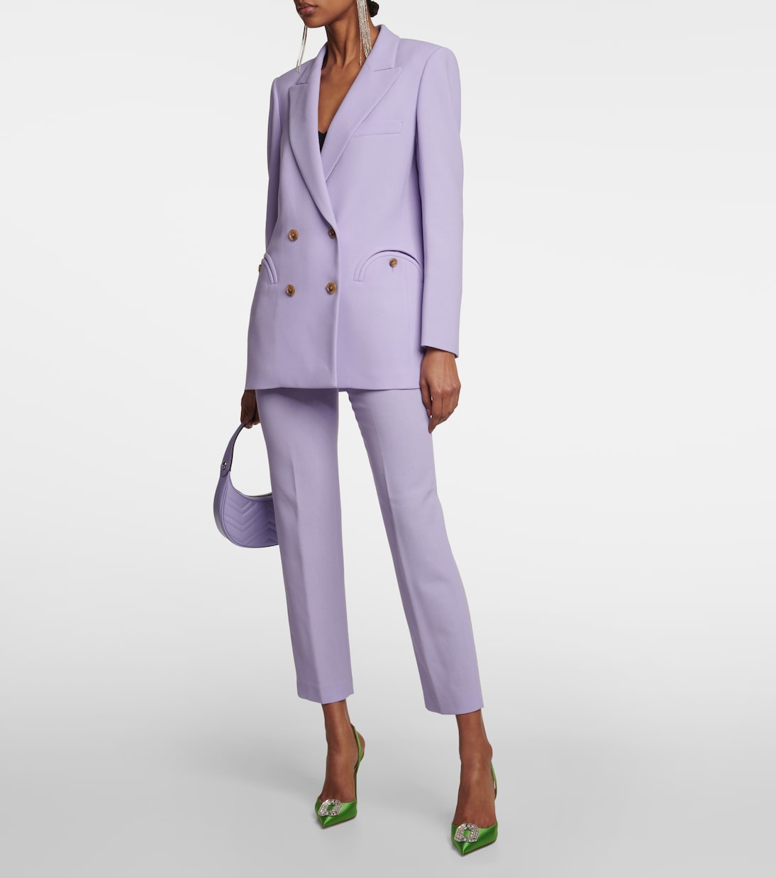Basque straight virgin wool pants | Blazé Milano