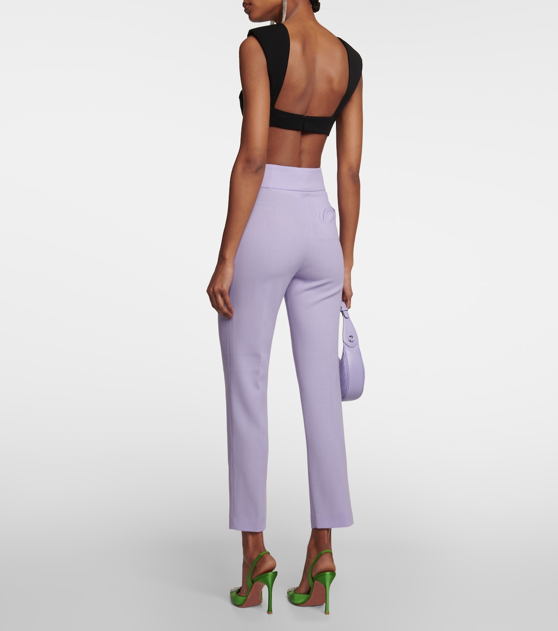 Basque straight virgin wool pants | Blazé Milano