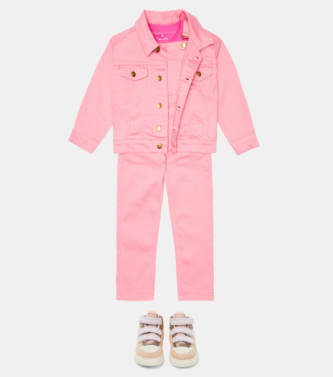 Embroidered denim jacket | Mini Rodini