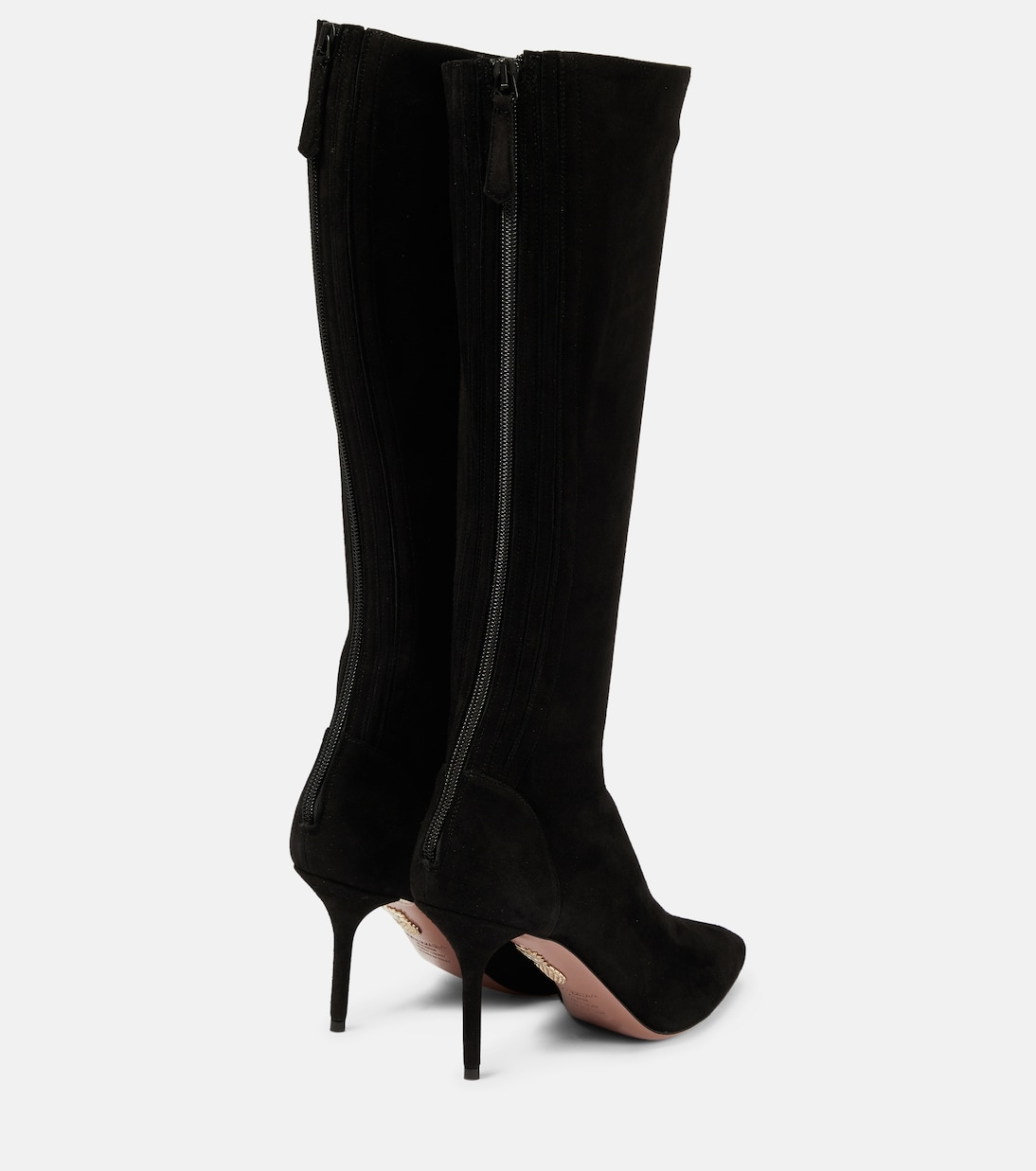 Saint Honoré 85 suede boots | Aquazzura
