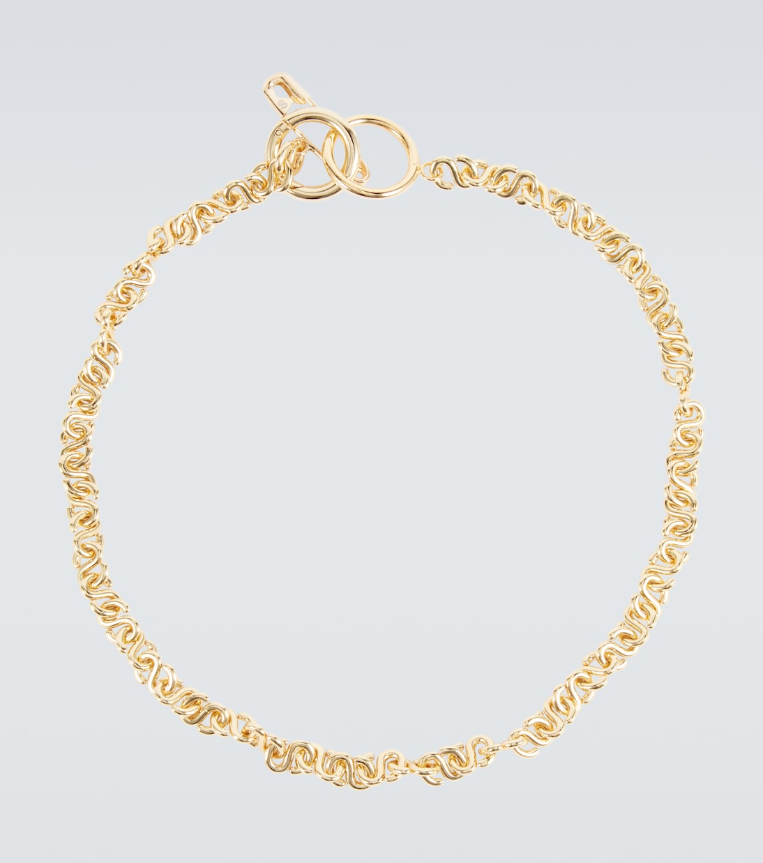 Choker de cadena bañado en oro | Sacai