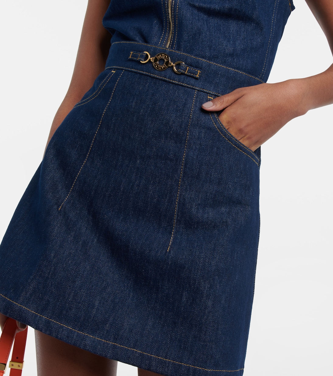 Mini-jupe en jean | Patou