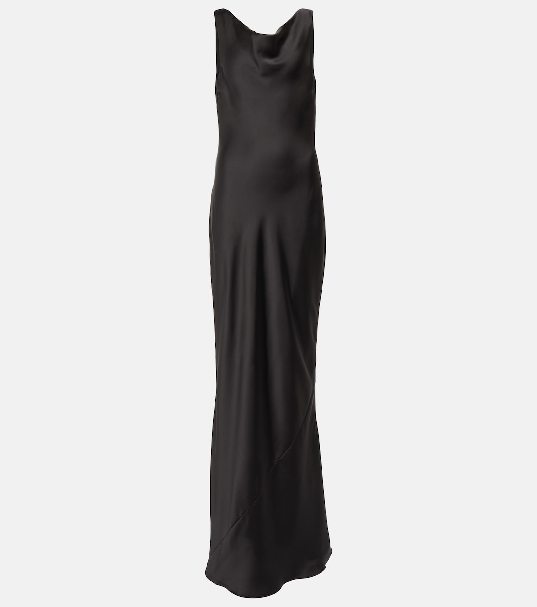 Maria crêpe satin maxi dress | Norma Kamali