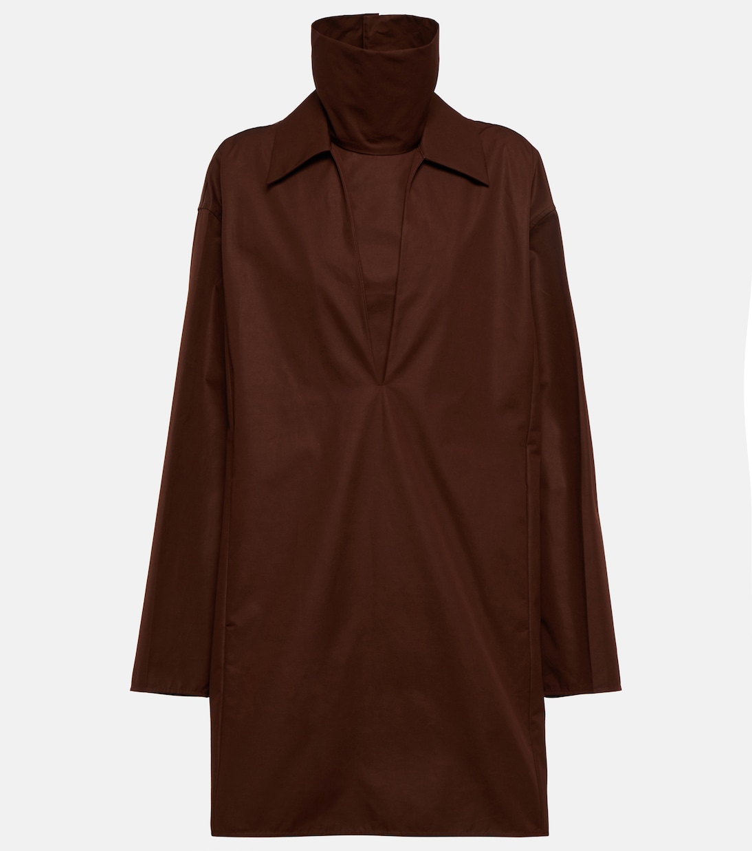 Layered cotton minidress | Jil Sander