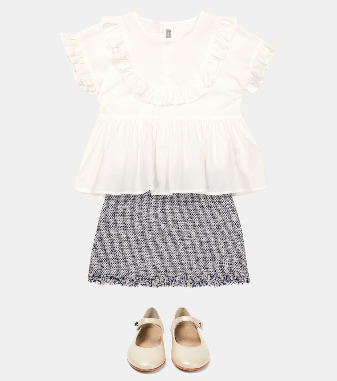 Bluse aus Popeline | Il Gufo