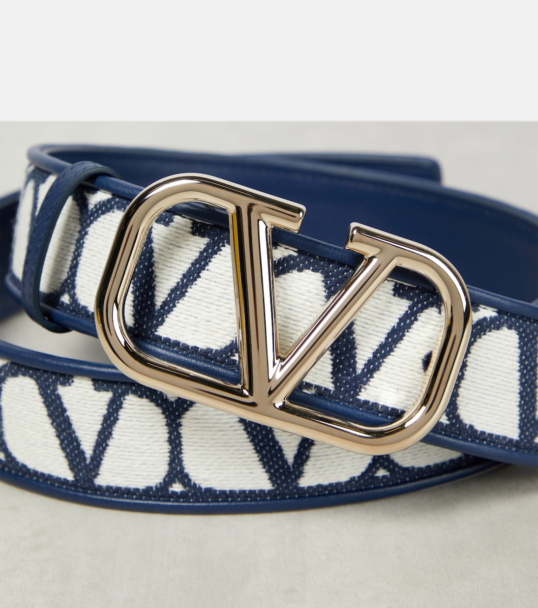 VLogo Signature 40 canvas belt | Valentino Garavani