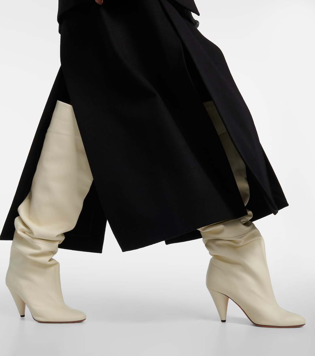 Botas mosqueteras Cone de piel | Proenza Schouler