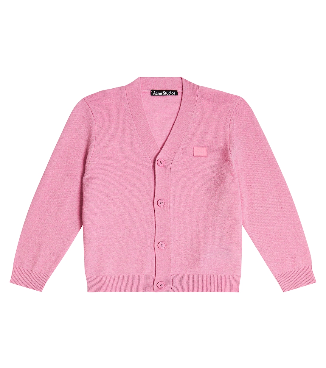 Cardigan Face aus Wolle | Acne Studios Kids