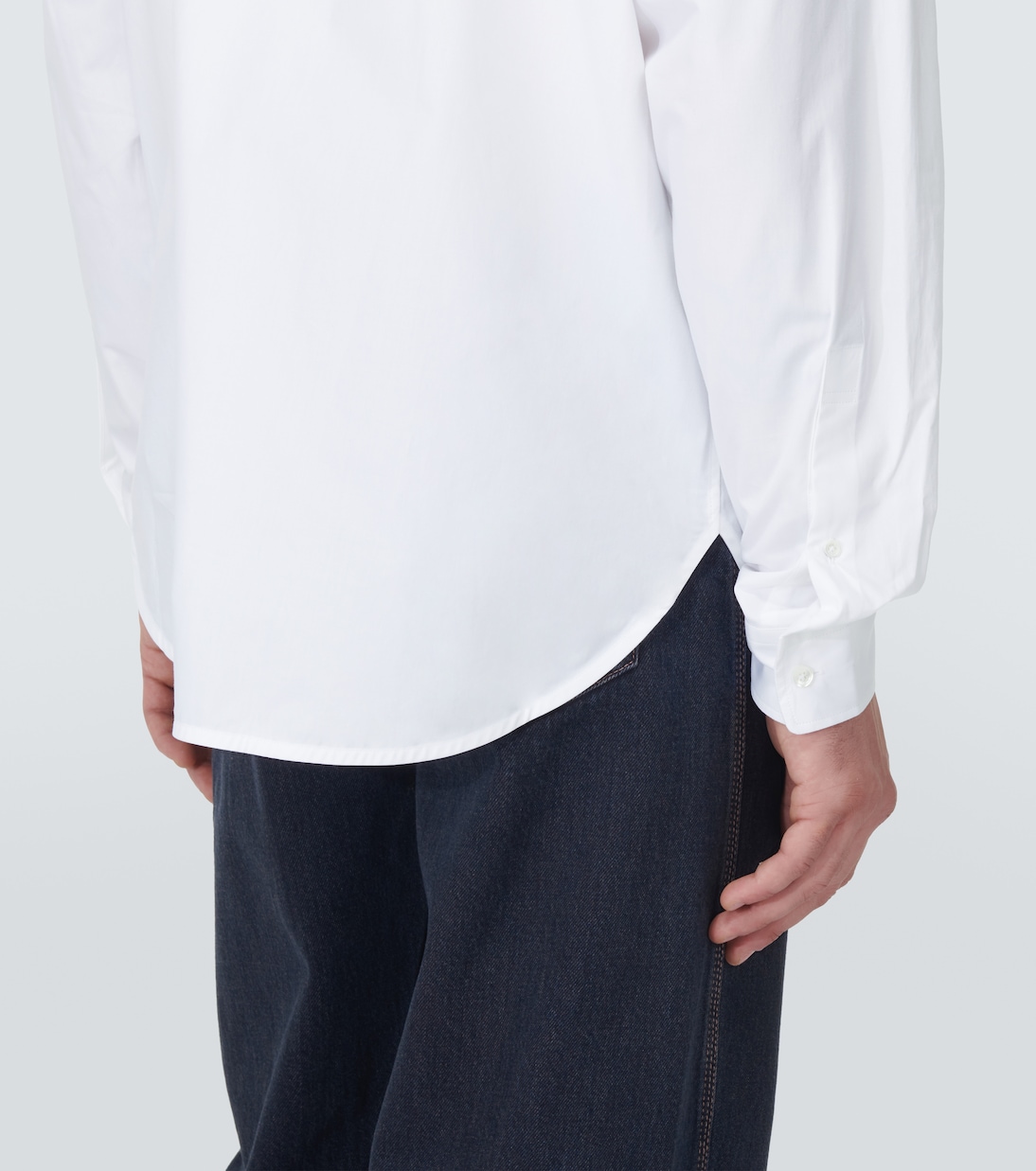 Camicia oversize in popeline di cotone | Lanvin