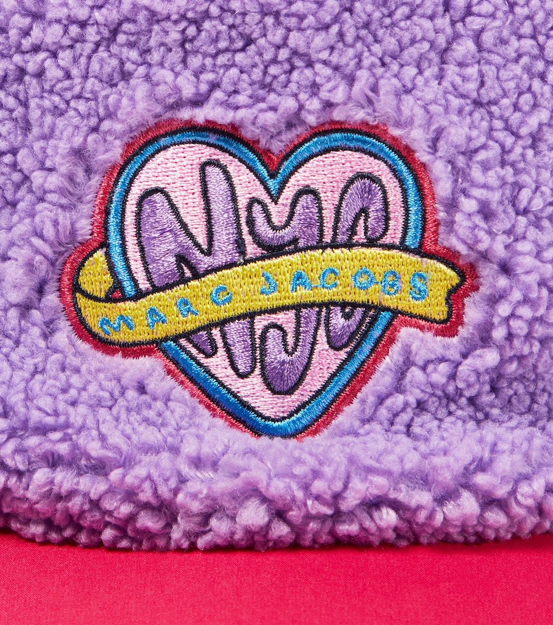 Casquette en shearling synthétique | Marc Jacobs Kids