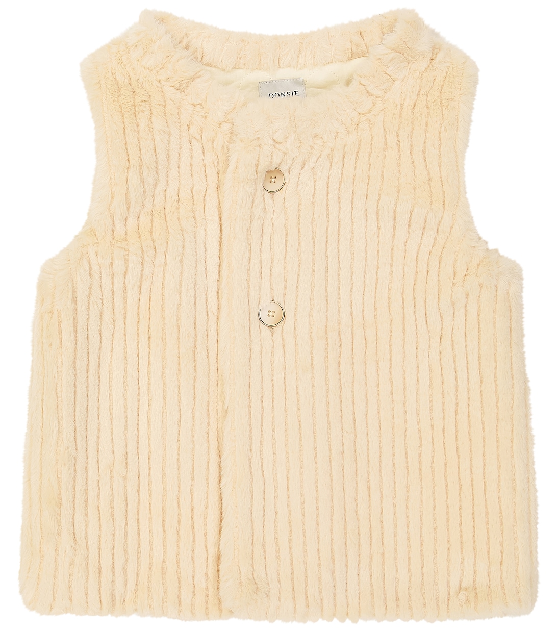 Tinge faux-fur vest | Donsje