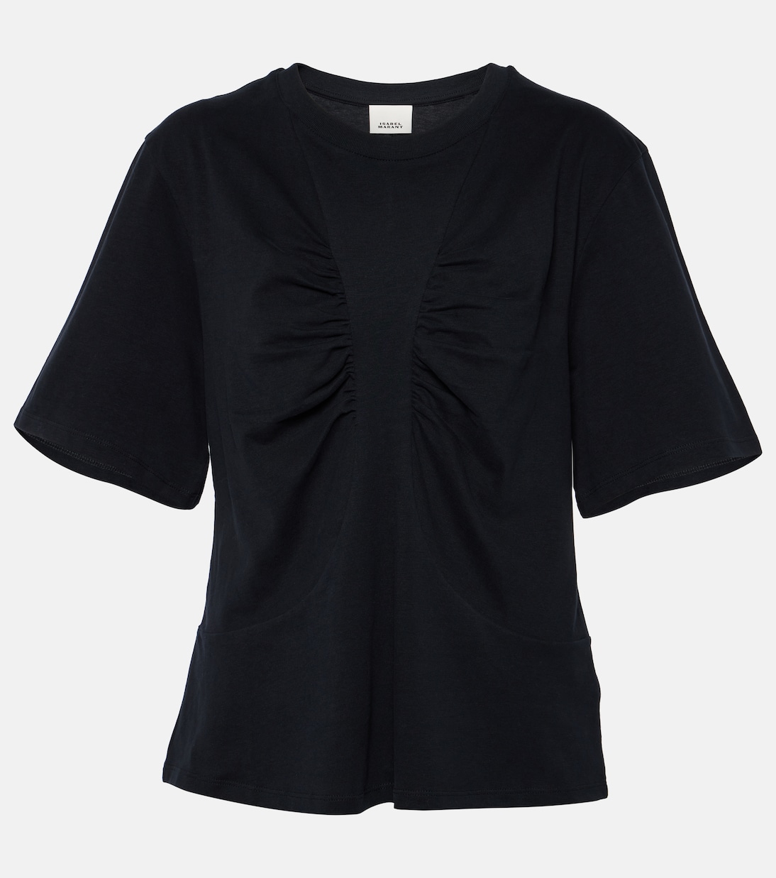 Camiseta Zeren de algodón drapeada | Isabel Marant