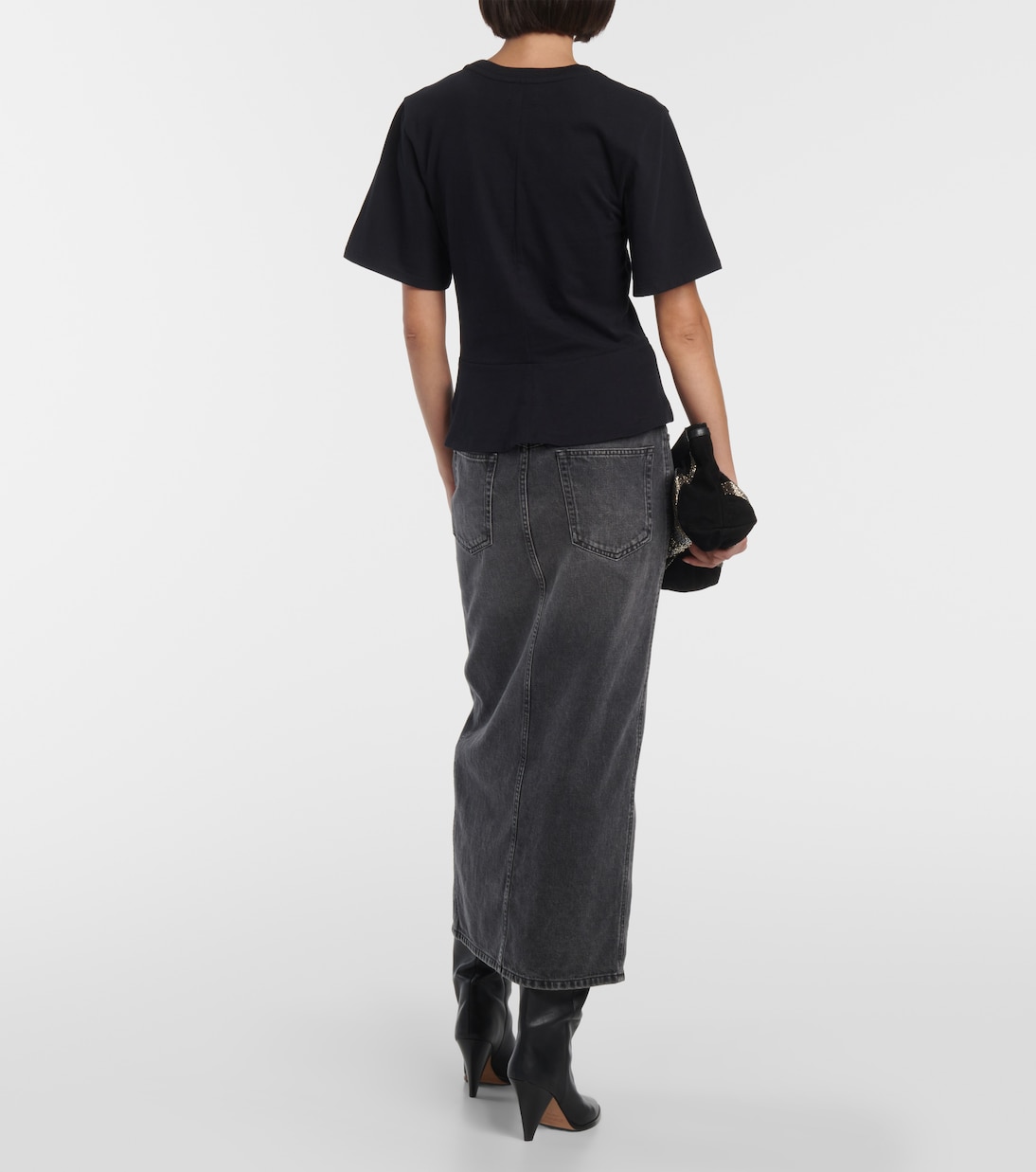 Camiseta Zeren de algodón drapeada | Isabel Marant
