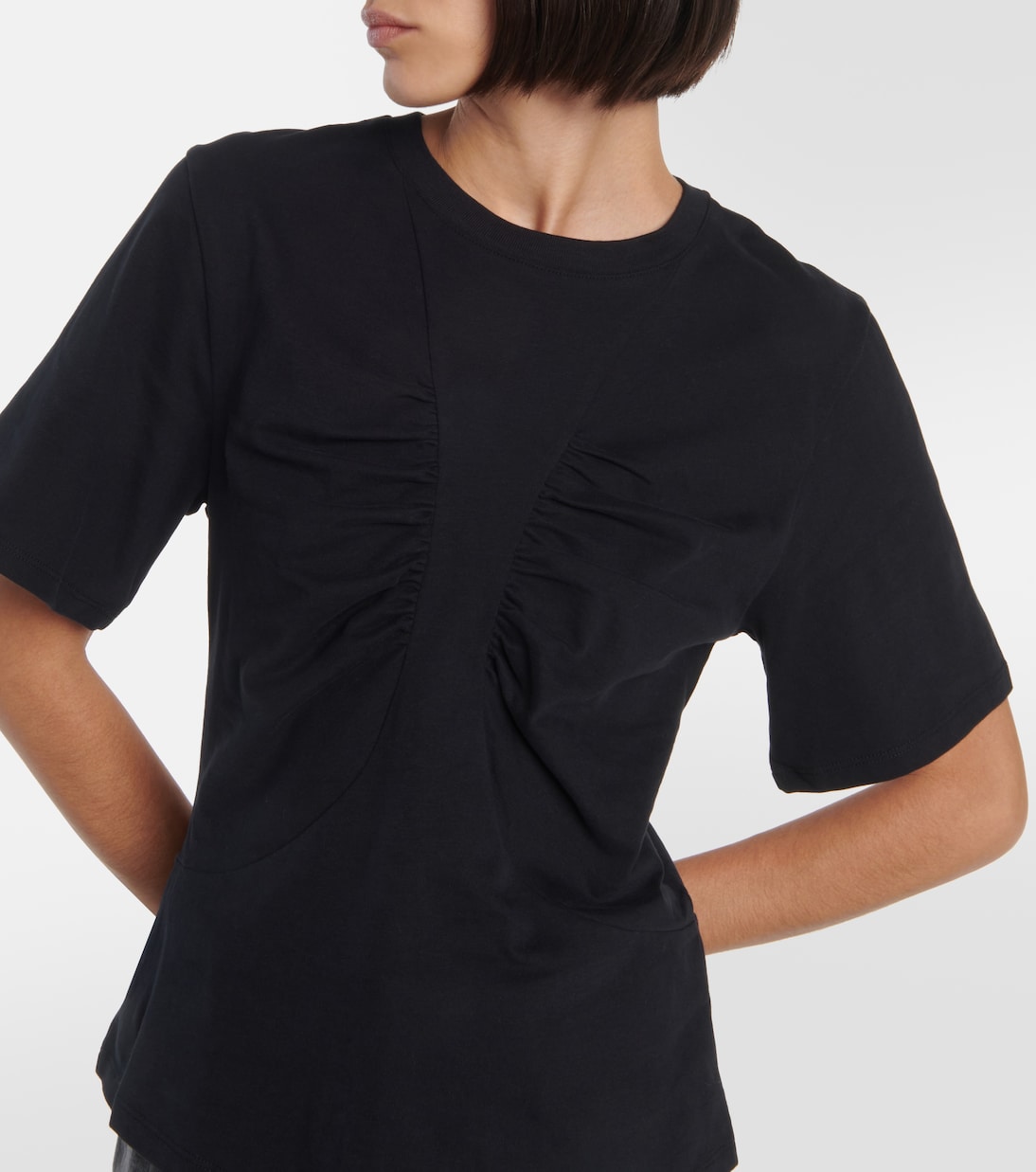 Camiseta Zeren de algodón drapeada | Isabel Marant