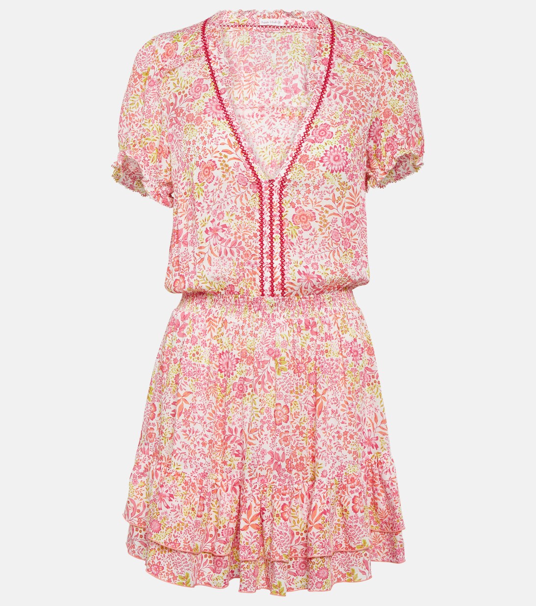 Bibi floral minidress | Poupette St Barth