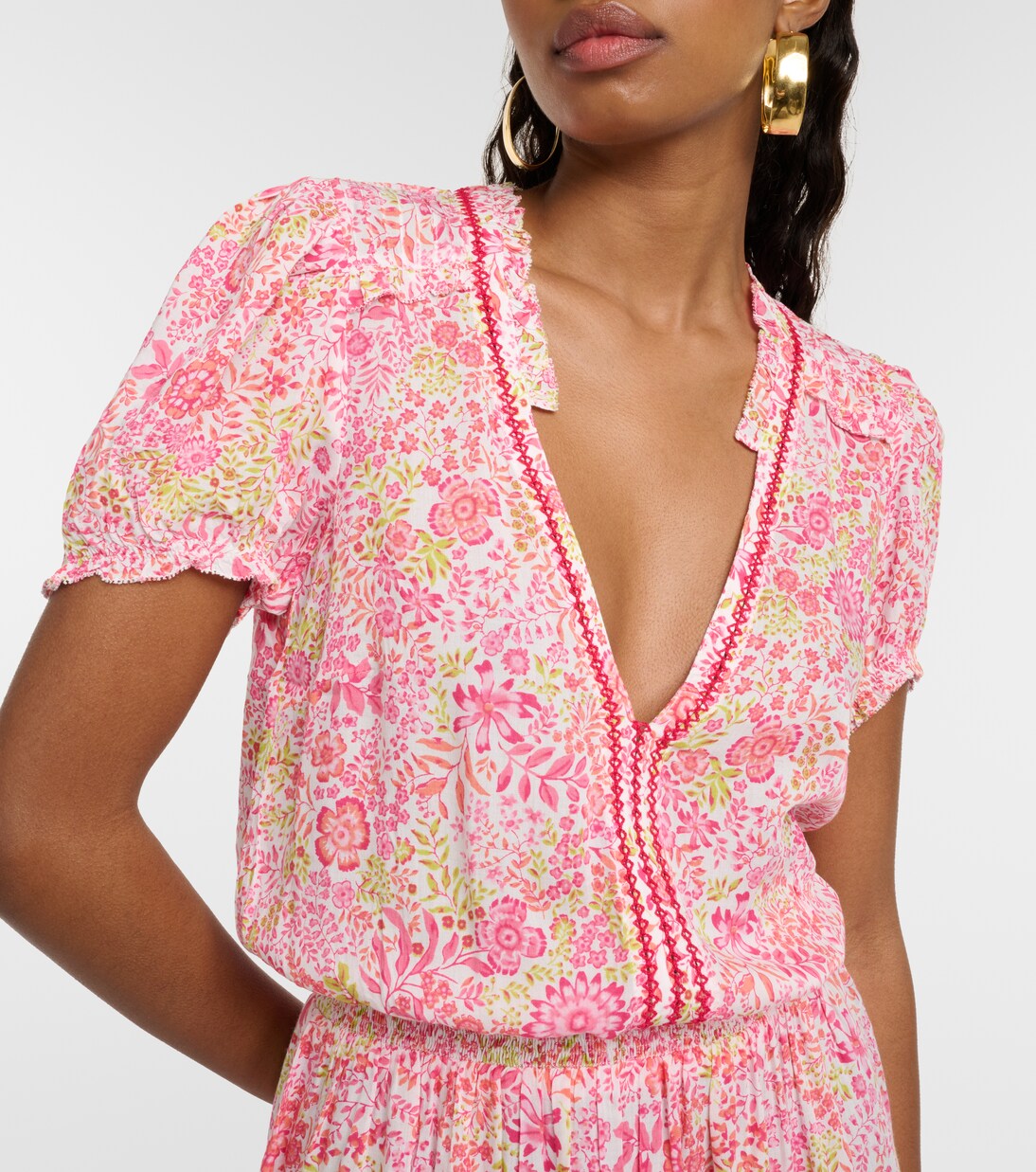 Bibi floral minidress | Poupette St Barth