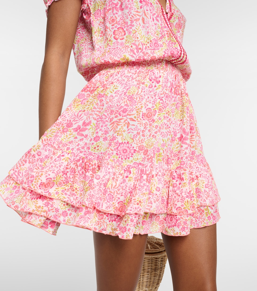 Bibi floral minidress | Poupette St Barth
