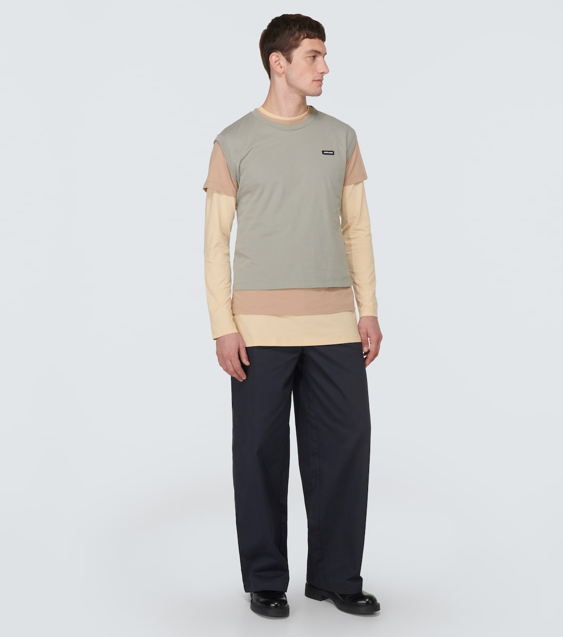 Set di 3 top in jersey di cotone | Miu Miu