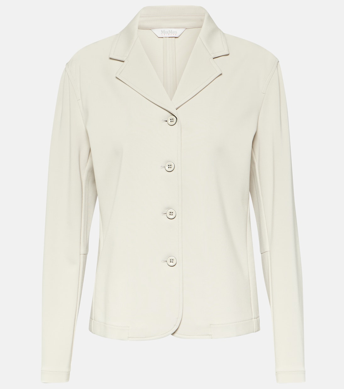Duomo single-breasted jersey blazer | Max Mara