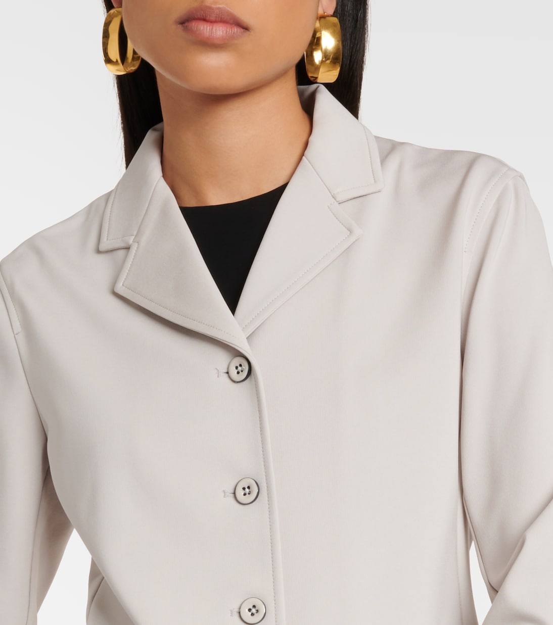Duomo single-breasted jersey blazer | Max Mara
