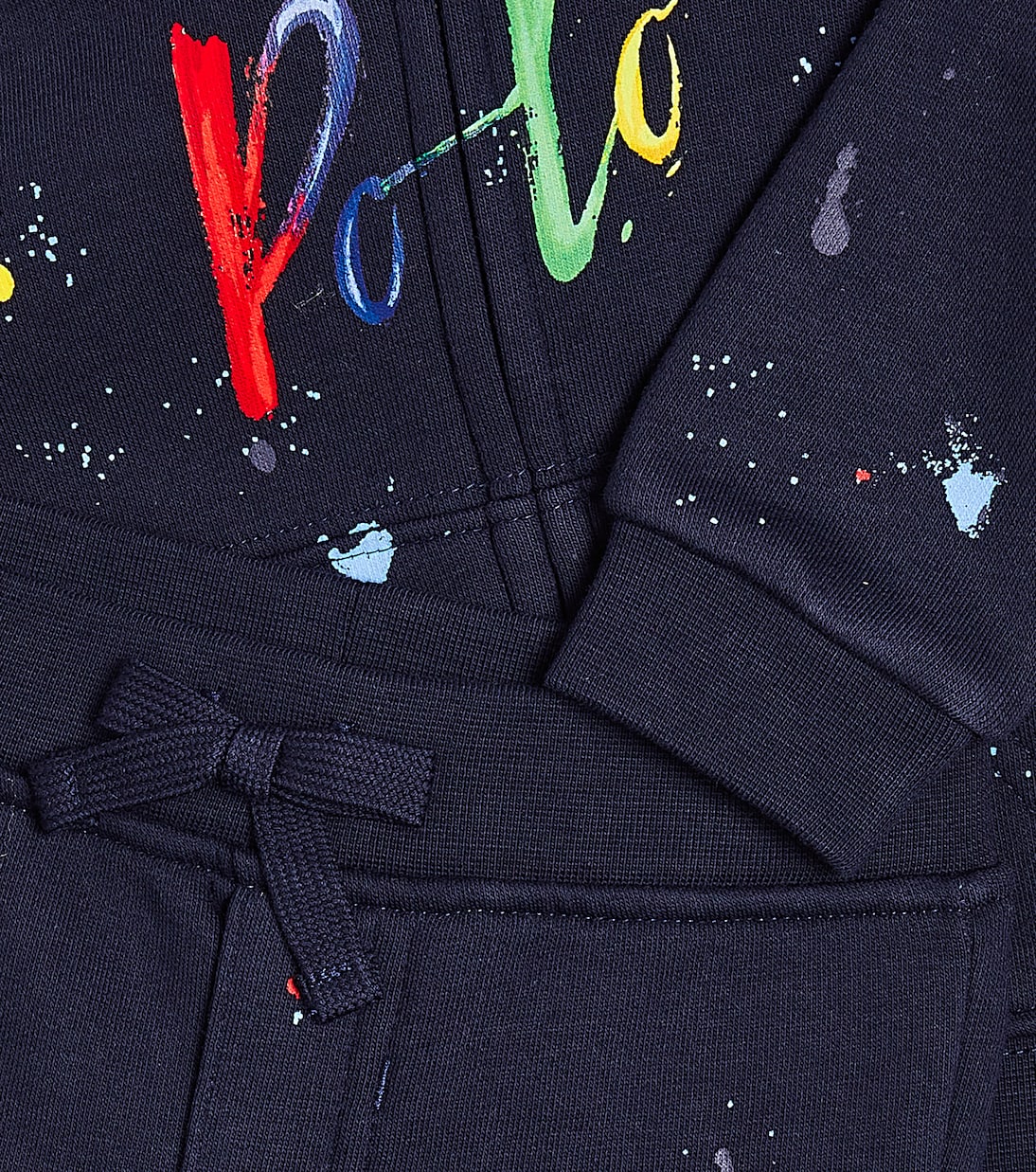 Baby cotton-blend hoodie and sweatpants set | Polo Ralph Lauren Kids